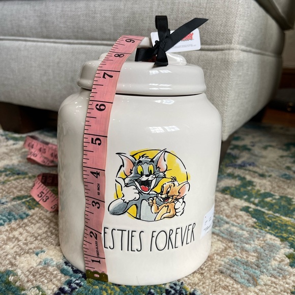 NWT Hard to Find - Rae Dunn Tom & Jerry Collection “BESTIES FOREVER”  Canister - Picture 6 of 9